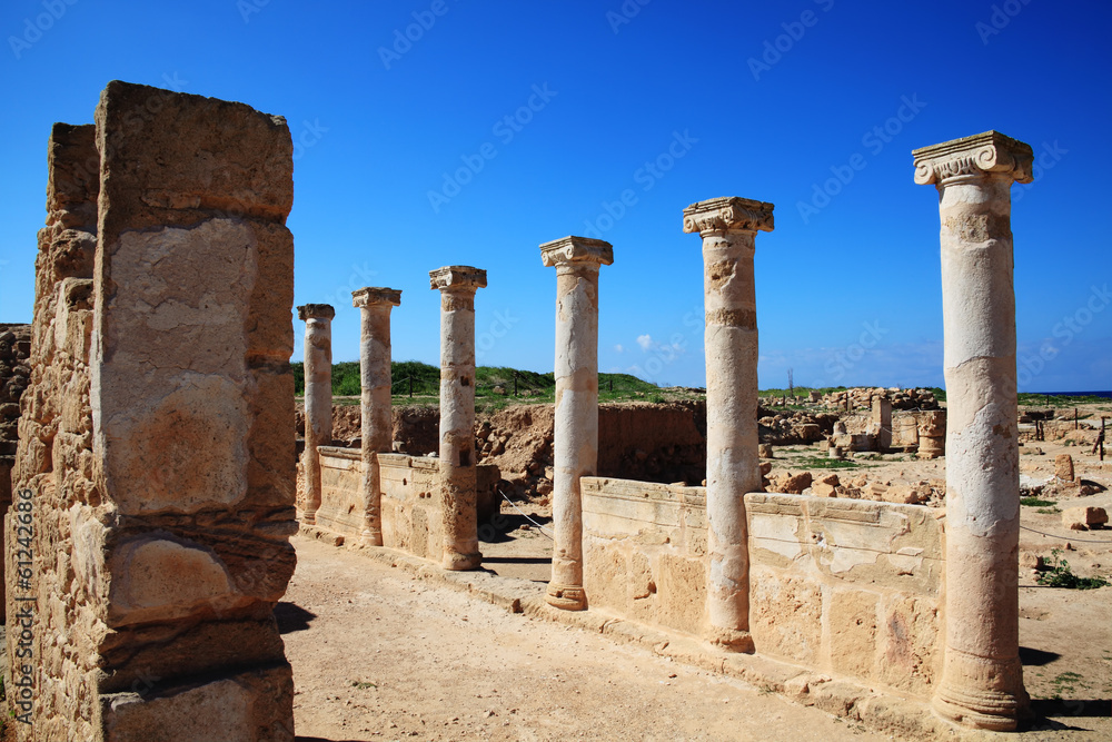 Roman Columns, Paphos Cyprus