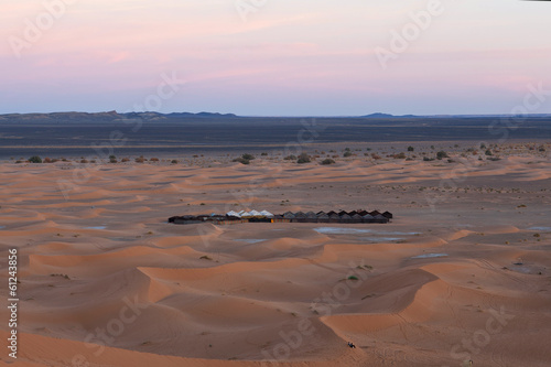 Sand dunes in Erg Chebbi  Western Sahara Desert  Morocco