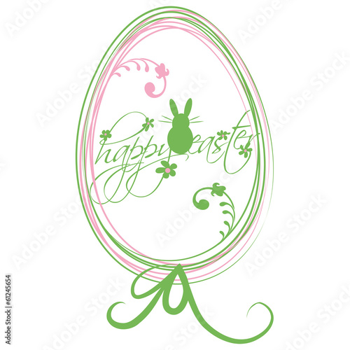 Osteranhänger,Verziehrung,Ostergruss,freigestellt