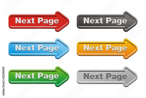 next page button sets - arrow buttons