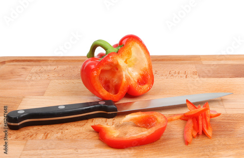 Cut pepper