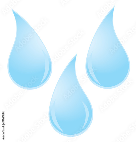vector water drops
