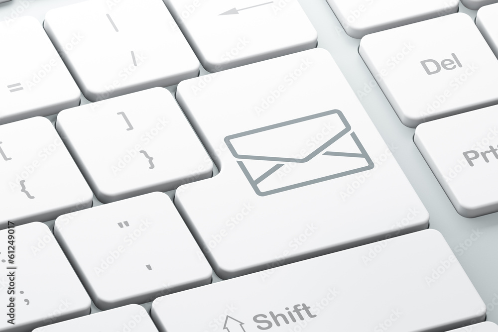 Business concept: Email on computer keyboard background Business concept: Email on computer keyboard background