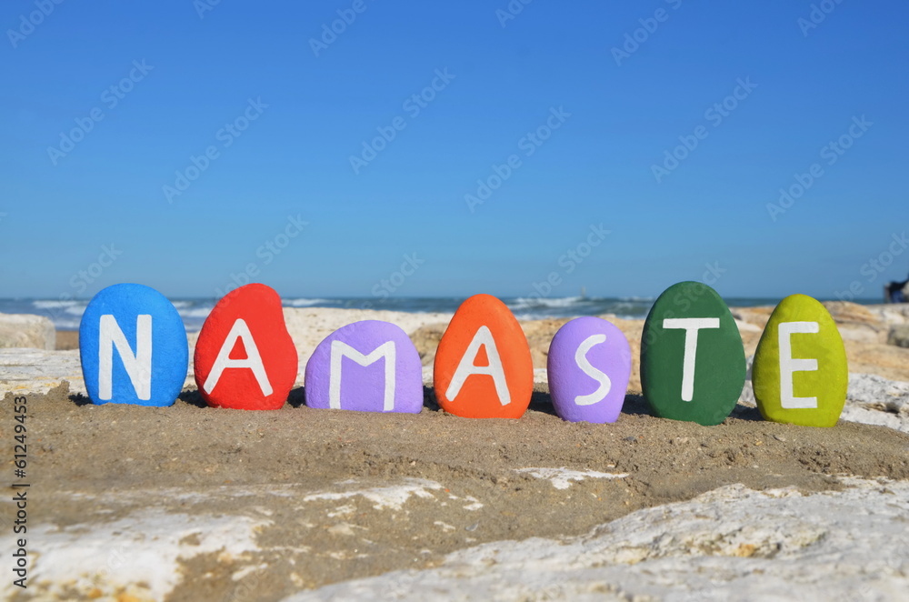 Greeting Namaste, in Hinduism means I bow to the divine in you Greeting Namaste, in Hinduism means I bow to the divine in you