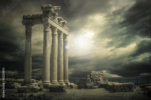 Great Apollon Temple@Antalya Fototapet
