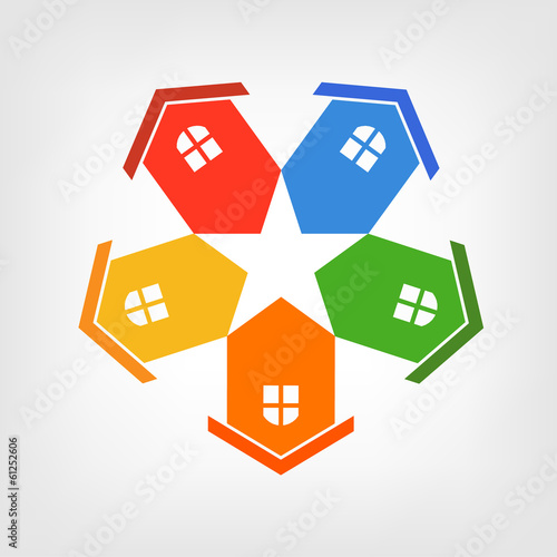 Vector group of star houses
