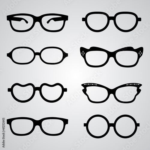 Set of glasses
