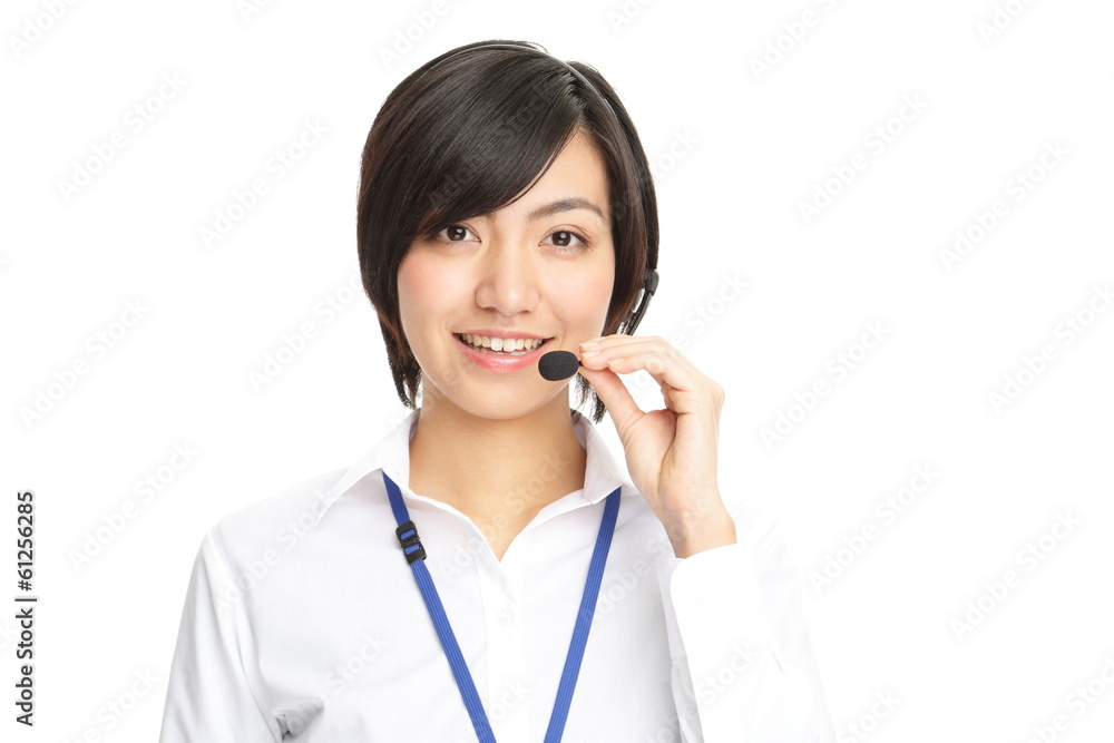 ショートヘアーのビジネスウーマン