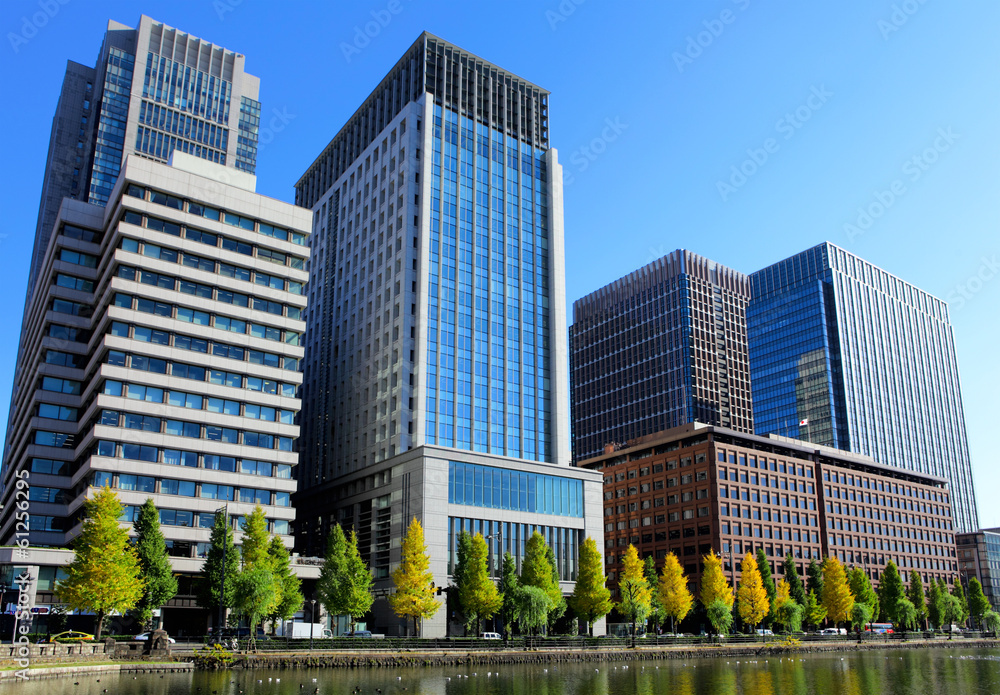 Tokyo financial district