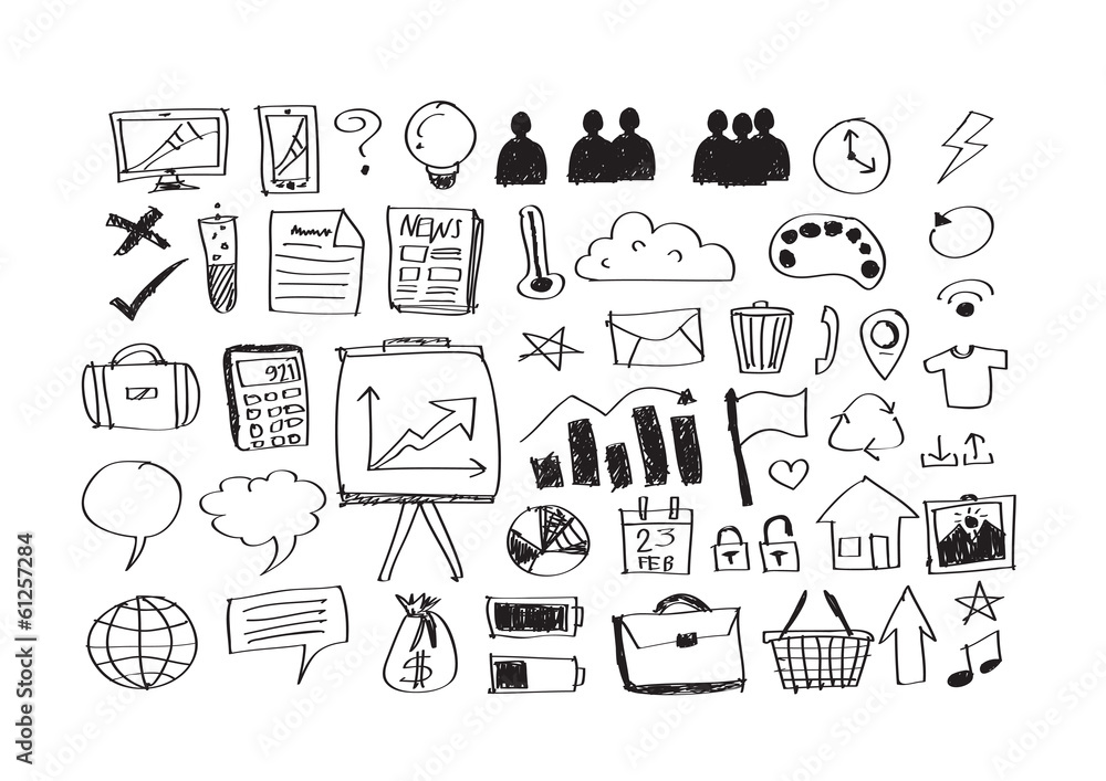 hand doodle Business doodles hand doodle Business doodles