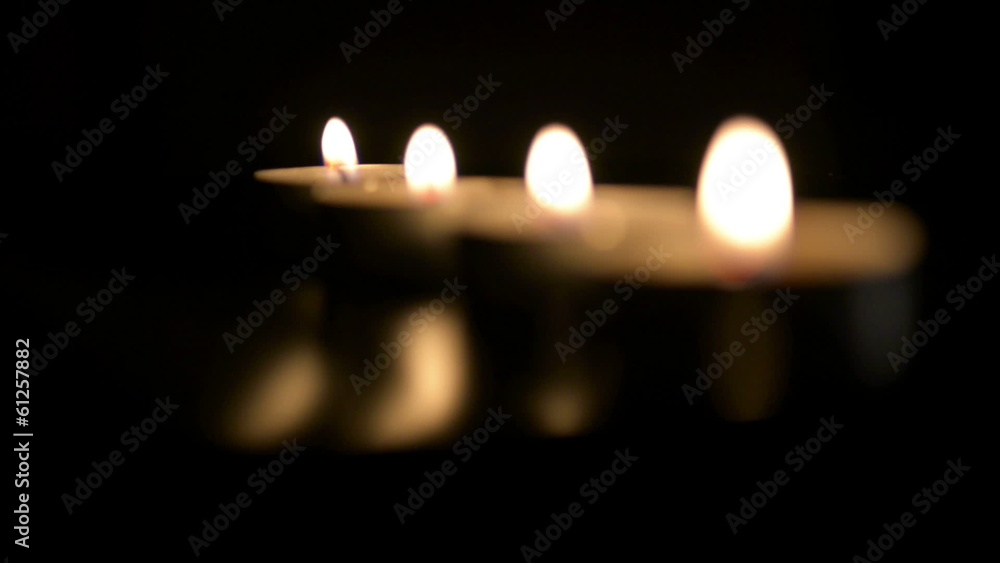 Candles in the dark Candles in the dark