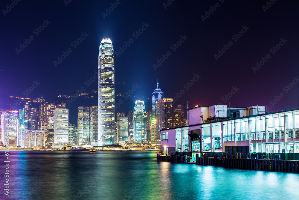 Hong Kong pier Hong Kong pier