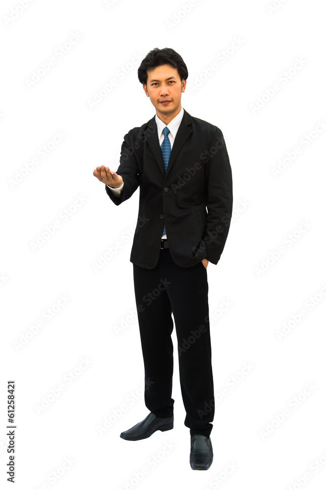 Portrait of smiling businessman, isolated on white background Portrait of smiling businessman, isolated on white background