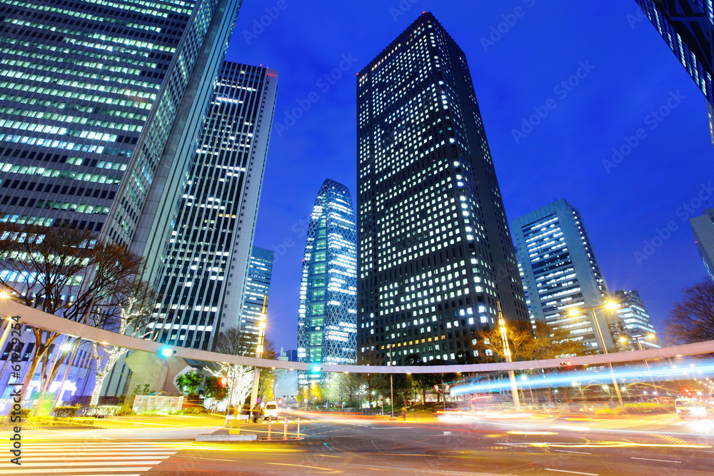 Obraz premium Tokyo cityscape at night