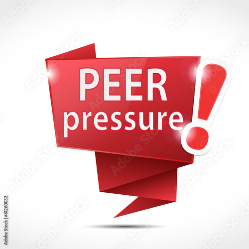 origami speech bubble : peer pressure (cs5)