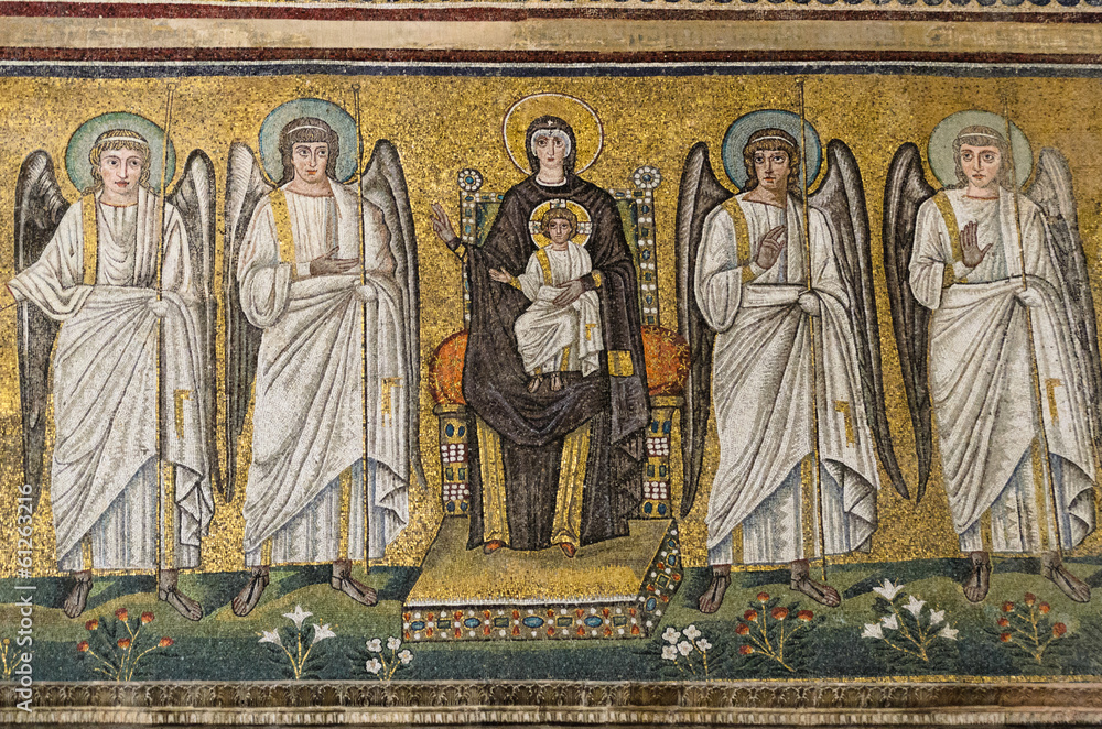 Nativity mosaic, Sant'apolinare nuovo, Ravenna