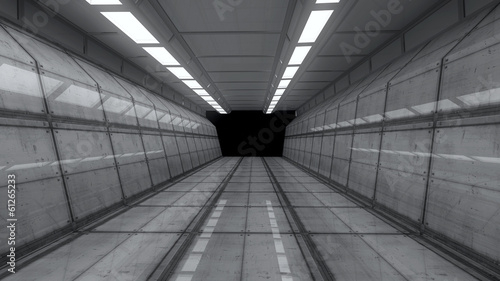 Futuristic corridor