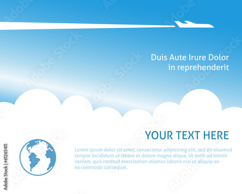 Airplane background
