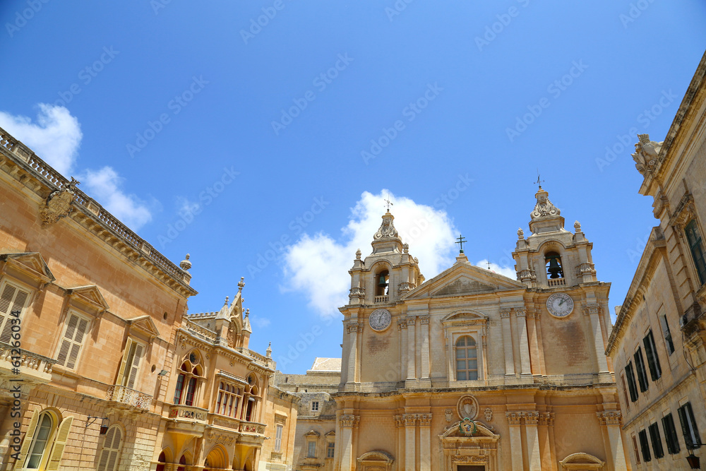 Fototapeta premium Saint Pauls Kathedrale in Mdina
