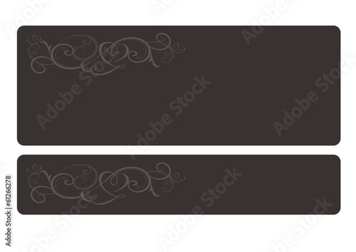 Decorative Set, menu card, blackboard,signboard,vector