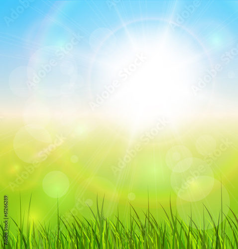 Natural sunny background