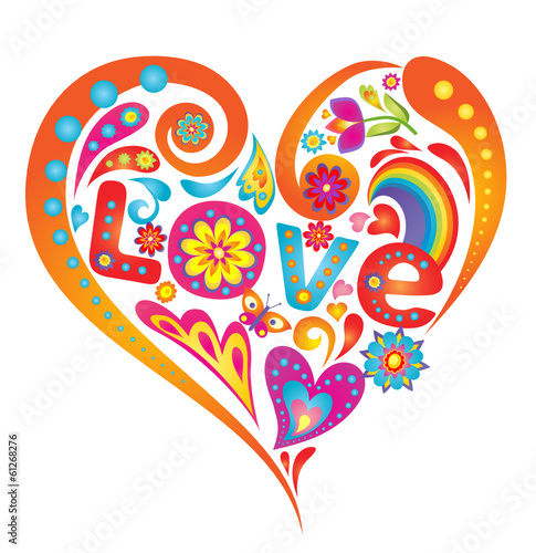 Colorful heart