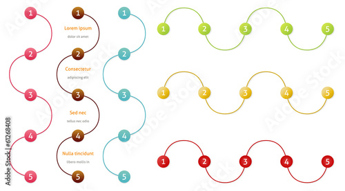 Collection of infographic elements