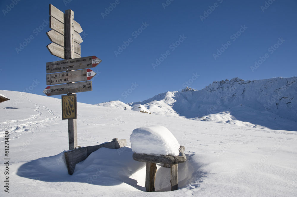 Naklejka premium Winter