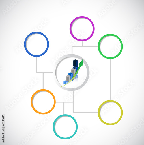 business diagram chart illustration design