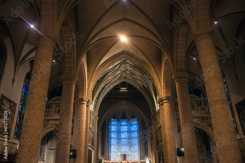 Interior of the Notre-Dame Cathedral in Luxembourg