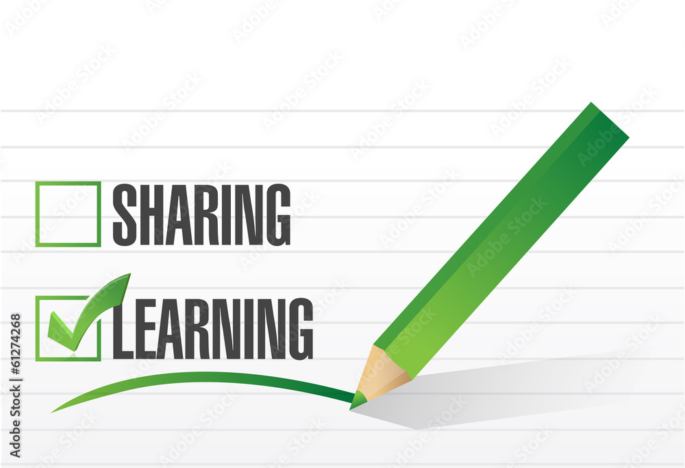 learning check mark illustration design learning check mark illustration design