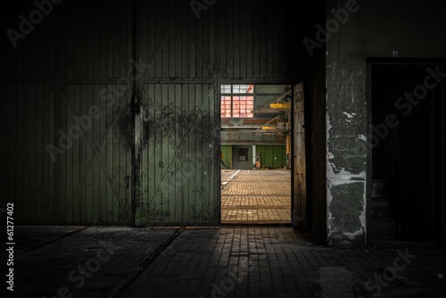 Industrial interior of an old factory © Sved Oliver