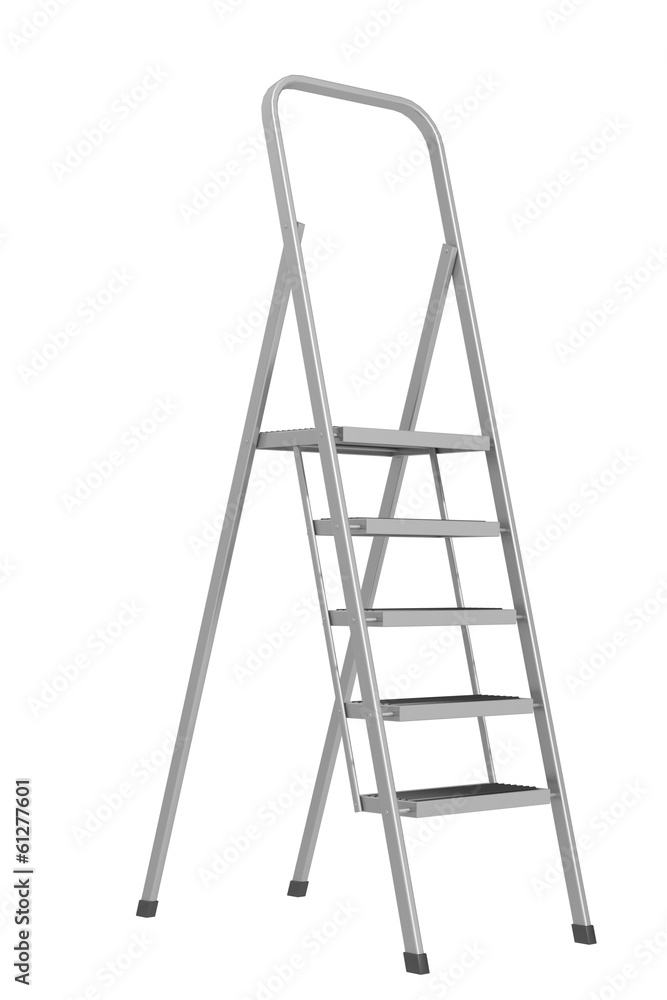 stepladder on a white background stepladder on a white background