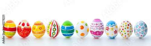 Photography easter color eggs