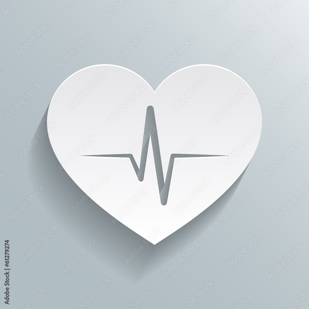 Heart beat rate icon Heart beat rate icon