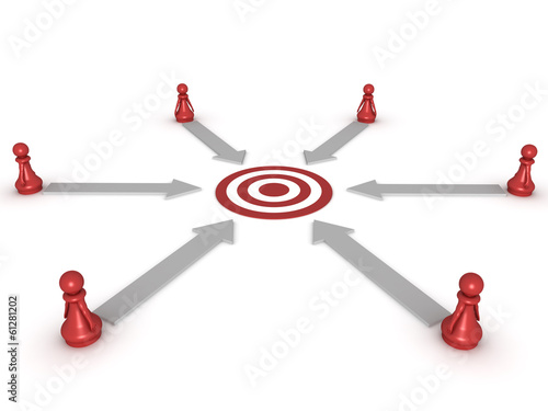 Aiming for the target