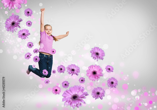 girl jumping