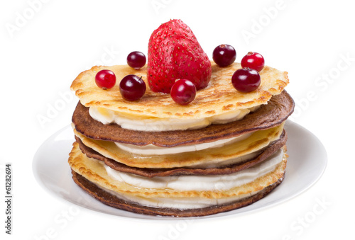 Cake of pancakes