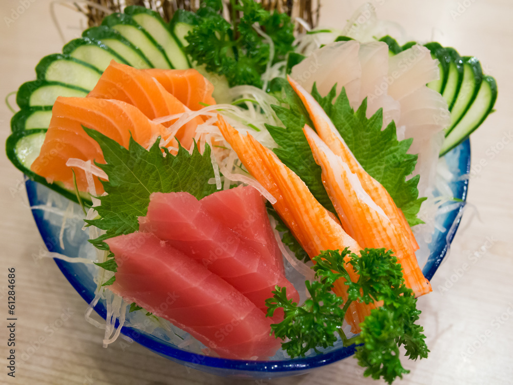 Fresh sashimi