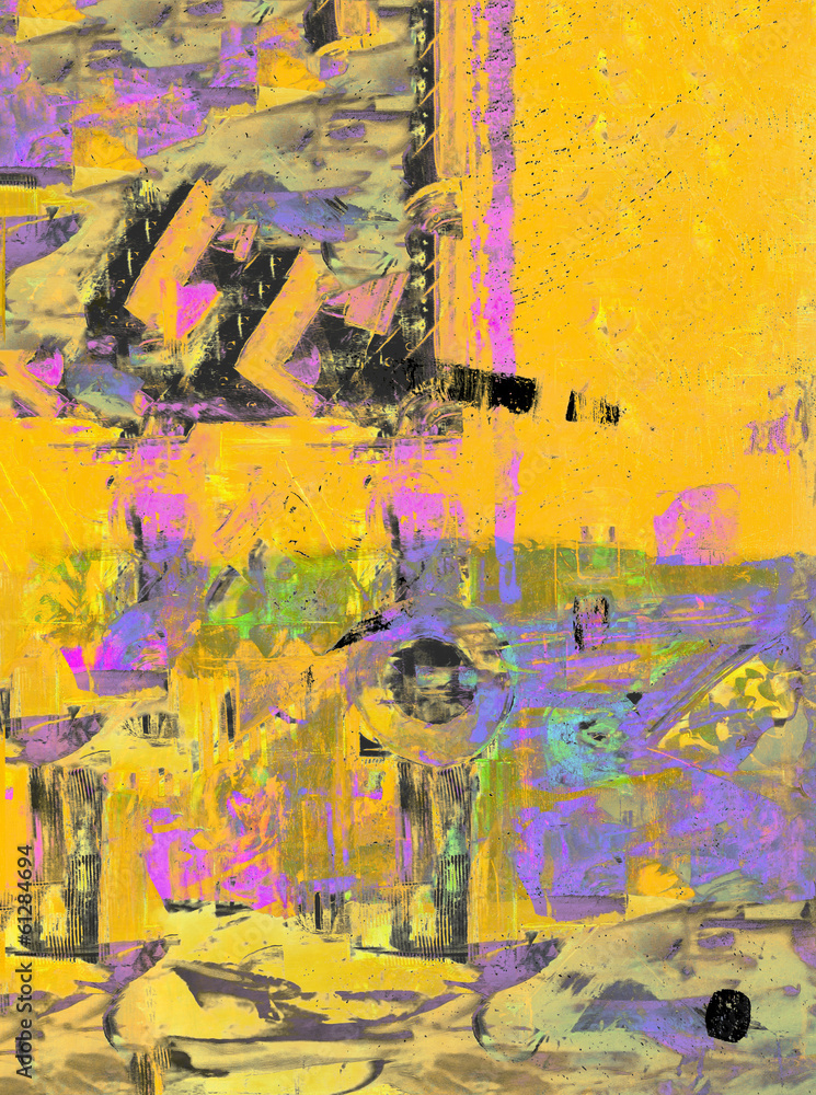Fototapeta premium Abstract On Canvas
