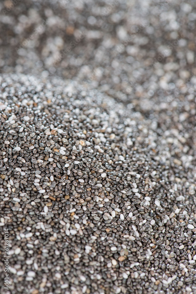 Heap of Chia Seeds Heap of Chia Seeds