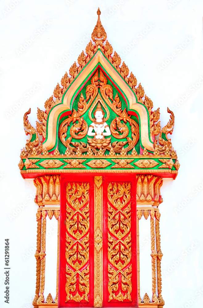 Obraz premium window temple of thailand