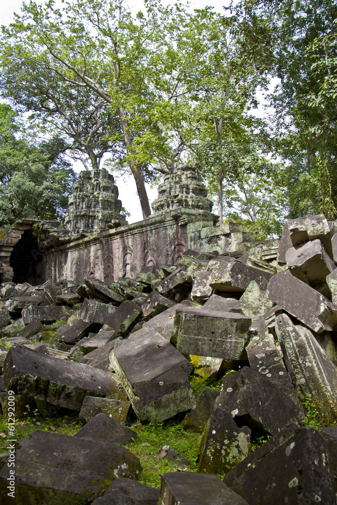 old stones of Angkor Wat