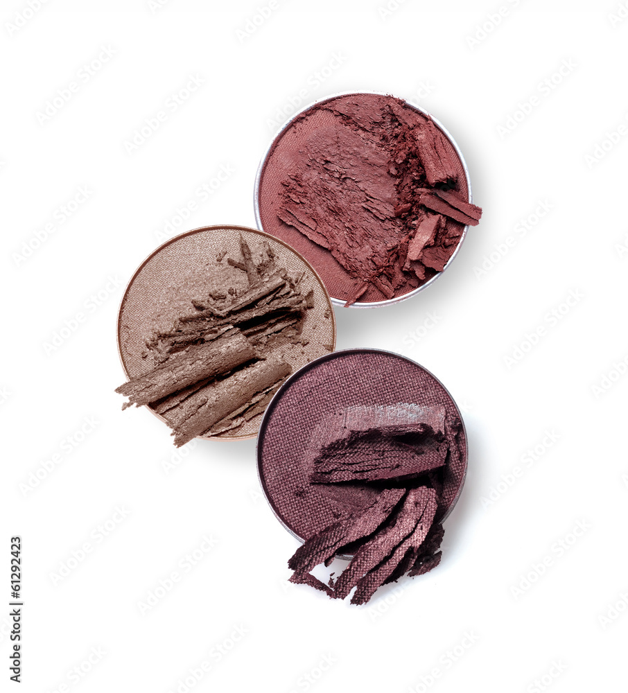 Naklejka premium Crushed eyeshadows