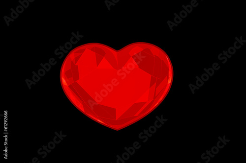diamond heart2 photo