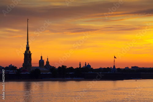  Peter and Paul Fortress in dawn