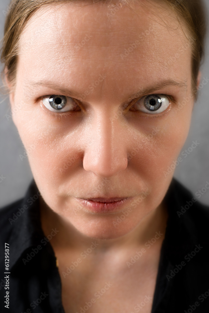 Beautiful woman with blue eyes Beautiful woman with blue eyes