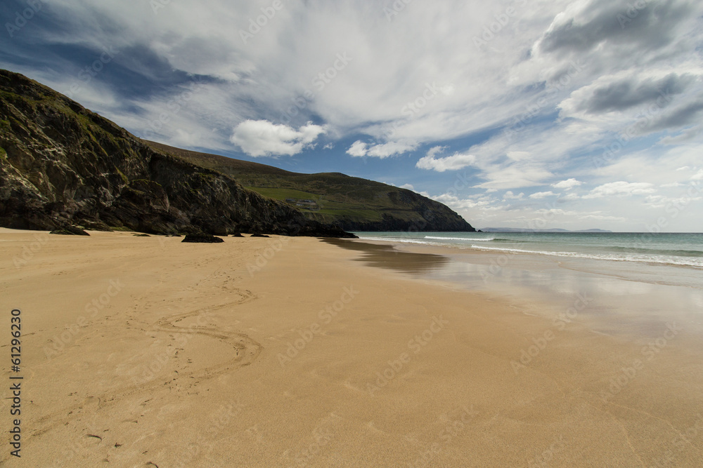 Ireland coast located in Ring of Kery road Ireland coast located in Ring of Kery road
