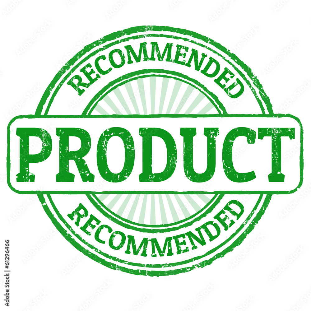 Recommended product stamp