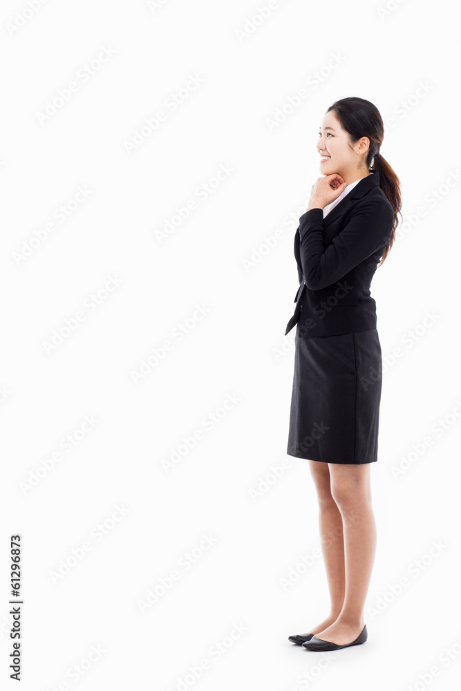 Thinking young Asian woman Thinking young Asian woman